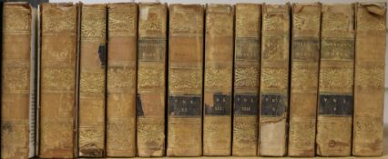 JOHNSON (Samuel), The Works, printed for W Baynes & Son, Paternoster Row et al, 1824, 12 vols, tan