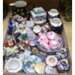 A quantity of mixed ceramics