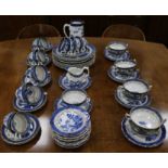 A Booths Real Old Willow tea and dinner service