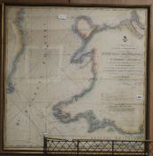 William Morriscoloured engravingChart of St Georges Channel from Liverpool to Cardiff in the Bristol