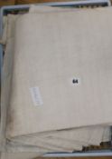 A collection of coarse French provincial sheets