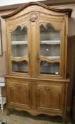 A French bookcase / buffet, W.138cm