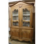 A French bookcase / buffet, W.138cm