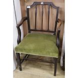 A Georgian carver chair