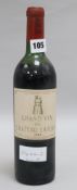 A bottle of Chateau Latour 1965