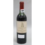 A bottle of Chateau Latour 1965