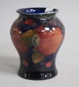 A Moorcroft pomegranate small vase