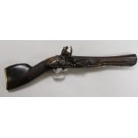 A flintlock blunderbuss