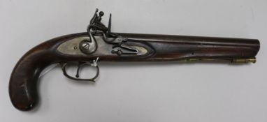 A Williams flintlock pistol