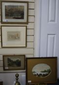 Late 19th century4 watercoloursLandscapeslargest 7.5 x 11in.