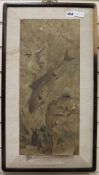 Chinese School, late Qing dynastywatercolour on paperStudy of fish20.5 x 9in.