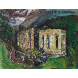 Luke Piper (1966-)etchingRuins of a French church, 29/150signed and dated '9418 x 22in.