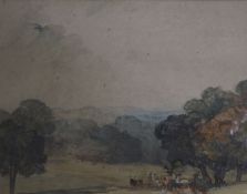 Alfred William Rich (1856-1921)watercolourThe Deer Park, ArundelNicholas Bowlby label verso23 x