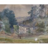 Victorian SchoolwatercolourPebble Hill House, Limpsfieldinscribed verso5 x 6.25in.