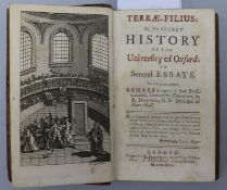 Amhurst, Nicholas - Terrae-Filius: or, The Secret History of the University of Oxford, 2 vols in