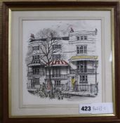 Robert Earlyink and watercolourRegency Villas, Brightoninscribed verso8 x 7.25in
