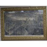 W. L. Wyllie and H. Brewersteel engraving'Birds Eye View of London as seen from a balloon 1884'23.