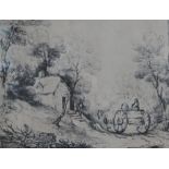 After GainsboroughlithographHorse cart on a lane10 x 13in.