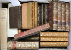 A box of books relating mainly to poetry, including Byron, Masefield, etc.