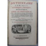 Roux, Philbert Joseph - Dictionaire Comique, Satyrique, Critique, Burlesque, Libre et