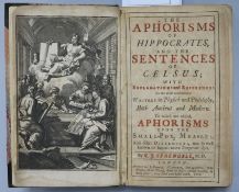 Sprengall, C.J. - The Aphorisms of Hippocrates and the Sentence of Celsus ... to which are added