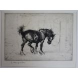 Edmund Blampiedetching'Flies', 1913signed in pencil4.5 x 6.5in., unframed