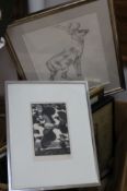 Charles Knight and Charles Frederick Tunnicliffegroup of drawings and etchings