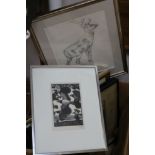 Charles Knight and Charles Frederick Tunnicliffegroup of drawings and etchings