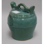 A Chinese Jun type wine vessel, 19th century