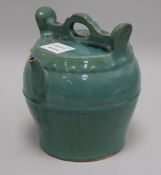 A Chinese Jun type wine vessel, 19th century