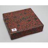 A Ryukya Islands lacquer box