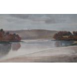 Cecil Arthur Hunt (1873-1965)watercolourLake scenesigned34 x 52cm