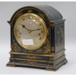 A chinoiserie mantel clock, by Sir John Bennett Ltd
