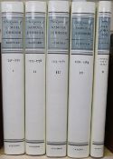 Johnson, Samuel - The Letters of Samuel Johnson, edited by Bruce Redford, 4 vols and appendix,