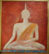 Charles Newingtonoil on panelStudy of Buddha48 x 42in., unframed