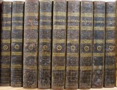 Shakespeare, William - The Plays, 9 vols, 8vo, diced calf, London 1804