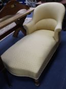 A French chaise, W.80cm
