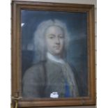 18th century English SchoolpastelPortrait of a gentleman22.5 x 17.5in.