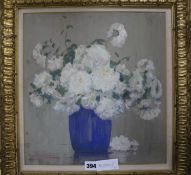 W.W. DavidsonwatercolourStill lifes of flowers in a blue vase13 x 14in.
