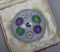A Baccarat paperweight