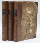 Dickens, Charles - Master Humphrey's Clock, 3 vols, 1st edition in book form, contemporary half