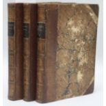 Dickens, Charles - Master Humphrey's Clock, 3 vols, 1st edition in book form, contemporary half