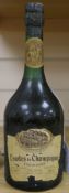 A bottle of Taittinger Comtes de champagne, blanc de blanc 1971