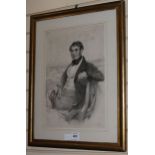 R. J. Lanecoloured lithographPortrait of a gentleman18.5 x 12in.