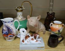 A collection of mixed ceramics