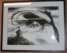 R.P.YakamiwatercolourView of Mount Everestsigned22 x 30in.