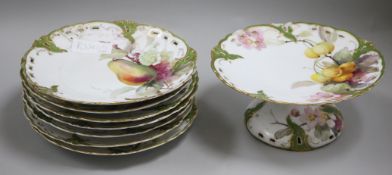 A Nymphenburg dessert service