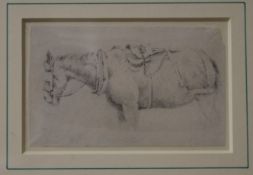 Samuel ProutpencilStudy of a horse and a study of horses attributed to John Fernley2.5 x 4in. and