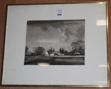 Rowland HilderetchingSepham Farm, Shorehamsigned and dated 1984, 2/75overall 17.5 x 21.5in.