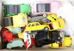 A collection of toy cars